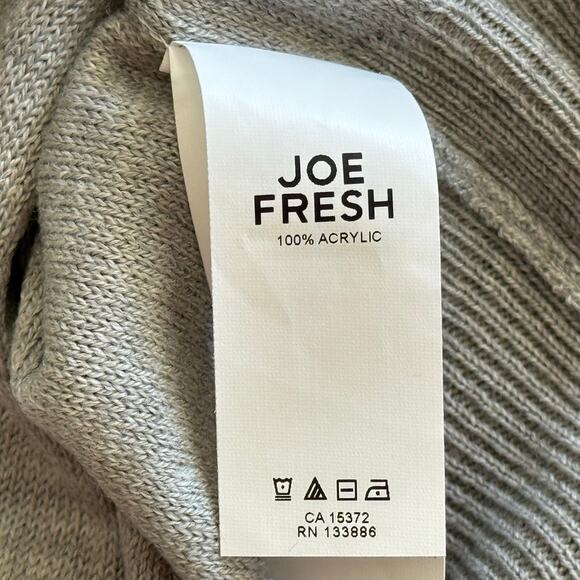 NWT Joe Fresh Gray XL Turtleneck Knit Sweater Minimalist Layering Fall/Winter - Picture 9 of 10